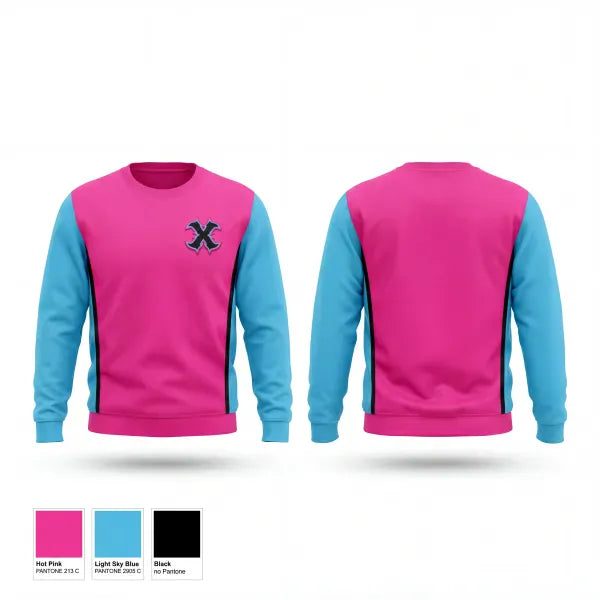 Crew Neck Sweatshirt, XTREME, Baseball, Teamtime, Team time, sublimation, custom sports apparel, team uniforms, spirit wear, spiritwear, sports uniforms, custom shirts, team store, custom team store, fundraiser sports, apparel fundraiser