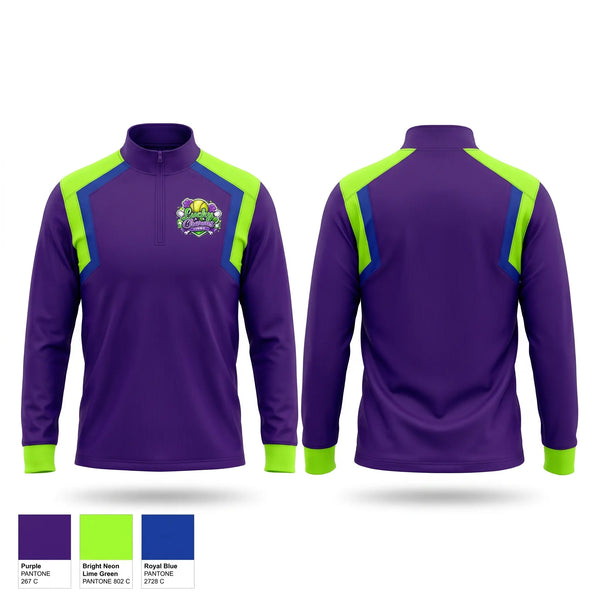 Quarter Zip Jacket, Lucky Charms, Softball, Teamtime, Team time, sublimation, custom sports apparel, team uniforms, spirit wear, spiritwear, sports uniforms, custom shirts, team store, custom team store, fundraiser sports, apparel fundraiser