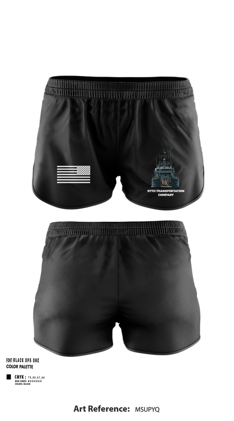 Ranger Panties, 97th Transportation Company, , Teamtime, Team time, sublimation, custom sports apparel, team uniforms, spirit wear, spiritwear, sports uniforms, custom shirts, team store, custom team store, fundraiser sports, apparel fundraiser