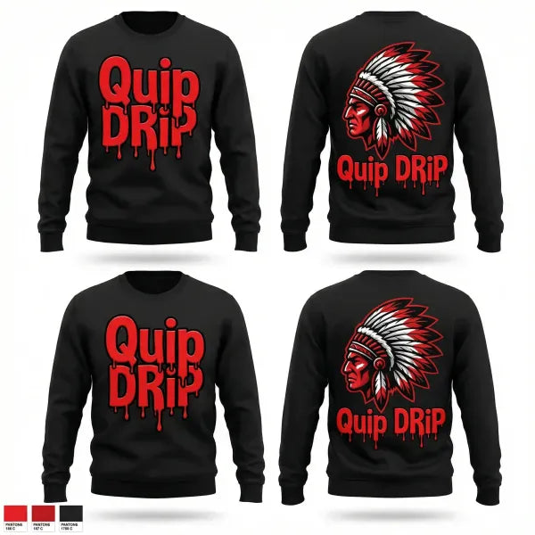 Crew Neck Sweatshirt, Aliquippa Quips, , Teamtime, Team time, sublimation, custom sports apparel, team uniforms, spirit wear, spiritwear, sports uniforms, custom shirts, team store, custom team store, fundraiser sports, apparel fundraiser