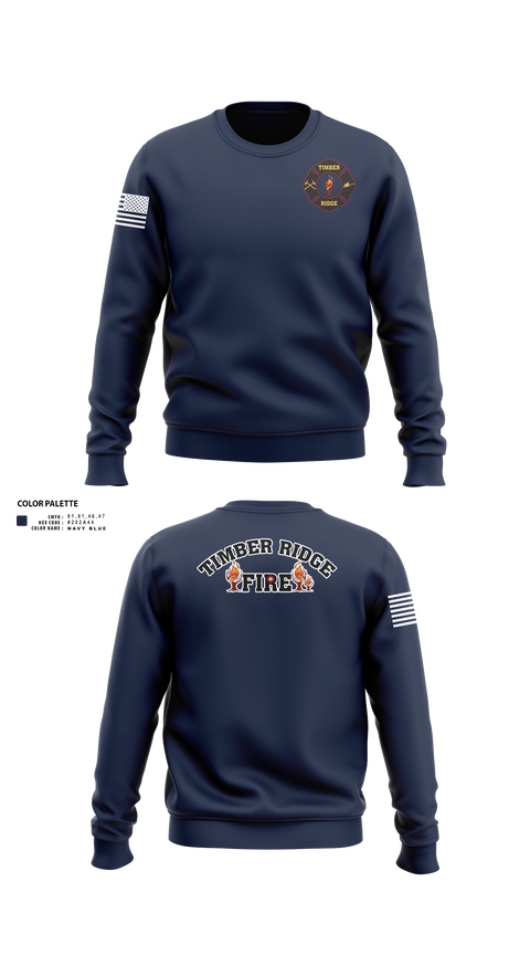 Crew Neck Sweatshirt, Timber ridge fire, Fire Department, Teamtime, Team time, sublimation, custom sports apparel, team uniforms, spirit wear, spiritwear, sports uniforms, custom shirts, team store, custom team store, fundraiser sports, apparel fundraiser
