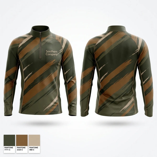 Quarter Zip Jacket, Southern Company, Police, Teamtime, Team time, sublimation, custom sports apparel, team uniforms, spirit wear, spiritwear, sports uniforms, custom shirts, team store, custom team store, fundraiser sports, apparel fundraiser