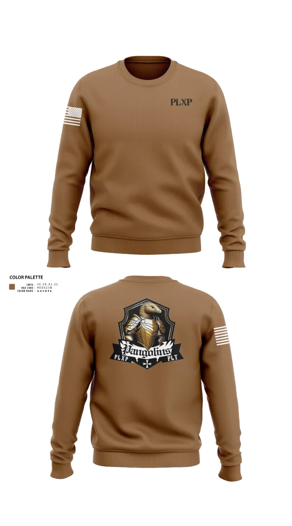 Crew Neck Sweatshirt, PLXP PLT Pangolins, , Teamtime, Team time, sublimation, custom sports apparel, team uniforms, spirit wear, spiritwear, sports uniforms, custom shirts, team store, custom team store, fundraiser sports, apparel fundraiser