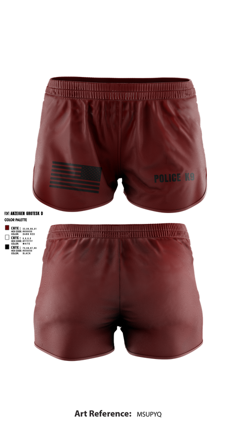 Ranger Panties, POLICE K9, , Teamtime, Team time, sublimation, custom sports apparel, team uniforms, spirit wear, spiritwear, sports uniforms, custom shirts, team store, custom team store, fundraiser sports, apparel fundraiser