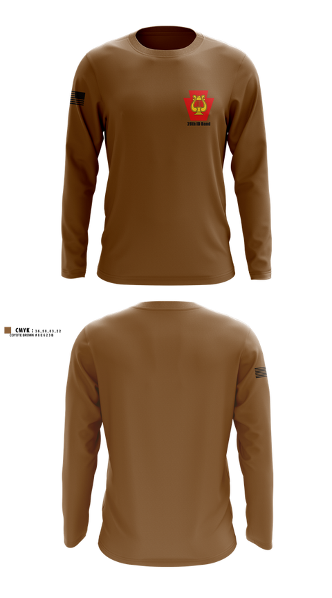 Long Sleeve Performance Shirt, 28th ID Band, , Teamtime, Team time, sublimation, custom sports apparel, team uniforms, spirit wear, spiritwear, sports uniforms, custom shirts, team store, custom team store, fundraiser sports, apparel fundraiser