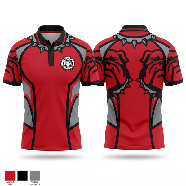 Short Sleeve Performance Polo, Hickman County Bulldogs, , Teamtime, Team time, sublimation, custom sports apparel, team uniforms, spirit wear, spiritwear, sports uniforms, custom shirts, team store, custom team store, fundraiser sports, apparel fundraiser