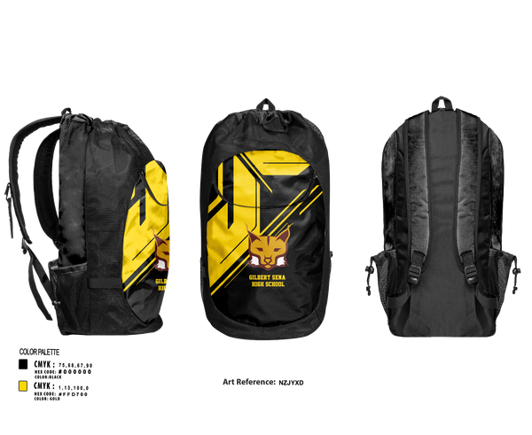 Gear Bag, Gilbert Sena High School, Spirit Store, Teamtime, Team time, sublimation, custom sports apparel, team uniforms, spirit wear, spiritwear, sports uniforms, custom shirts, team store, custom team store, fundraiser sports, apparel fundraiser