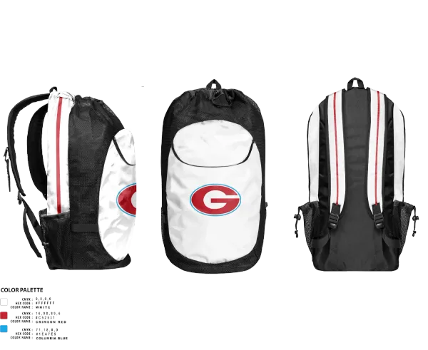 Gear Bag, Granger Lancers Football, , Teamtime, Team time, sublimation, custom sports apparel, team uniforms, spirit wear, spiritwear, sports uniforms, custom shirts, team store, custom team store, fundraiser sports, apparel fundraiser