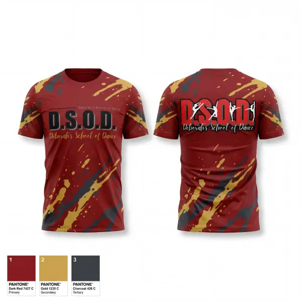 Short Sleeve Performance Shirt, Deborah's School of Dance, , Teamtime, Team time, sublimation, custom sports apparel, team uniforms, spirit wear, spiritwear, sports uniforms, custom shirts, team store, custom team store, fundraiser sports, apparel fundraiser