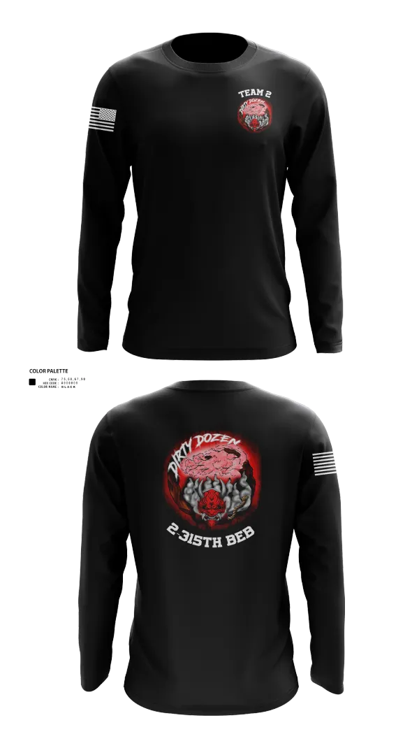 Long Sleeve Performance Shirt, Dirty Dozen, , Teamtime, Team time, sublimation, custom sports apparel, team uniforms, spirit wear, spiritwear, sports uniforms, custom shirts, team store, custom team store, fundraiser sports, apparel fundraiser