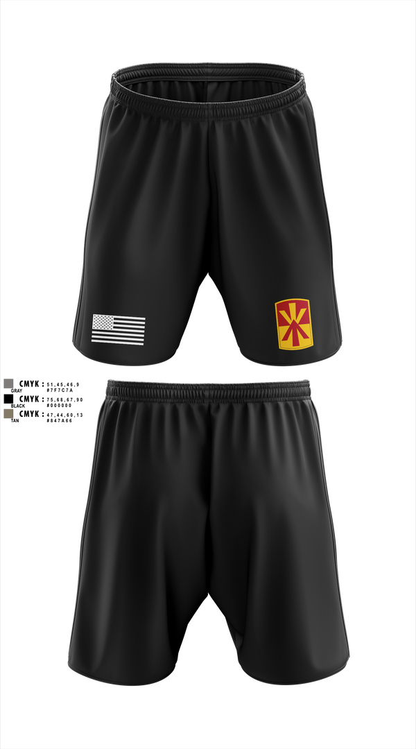 Athletic Shorts With Pockets, Bravo 1-43 ADA, Army, Teamtime, Team time, sublimation, custom sports apparel, team uniforms, spirit wear, spiritwear, sports uniforms, custom shirts, team store, custom team store, fundraiser sports, apparel fundraiser