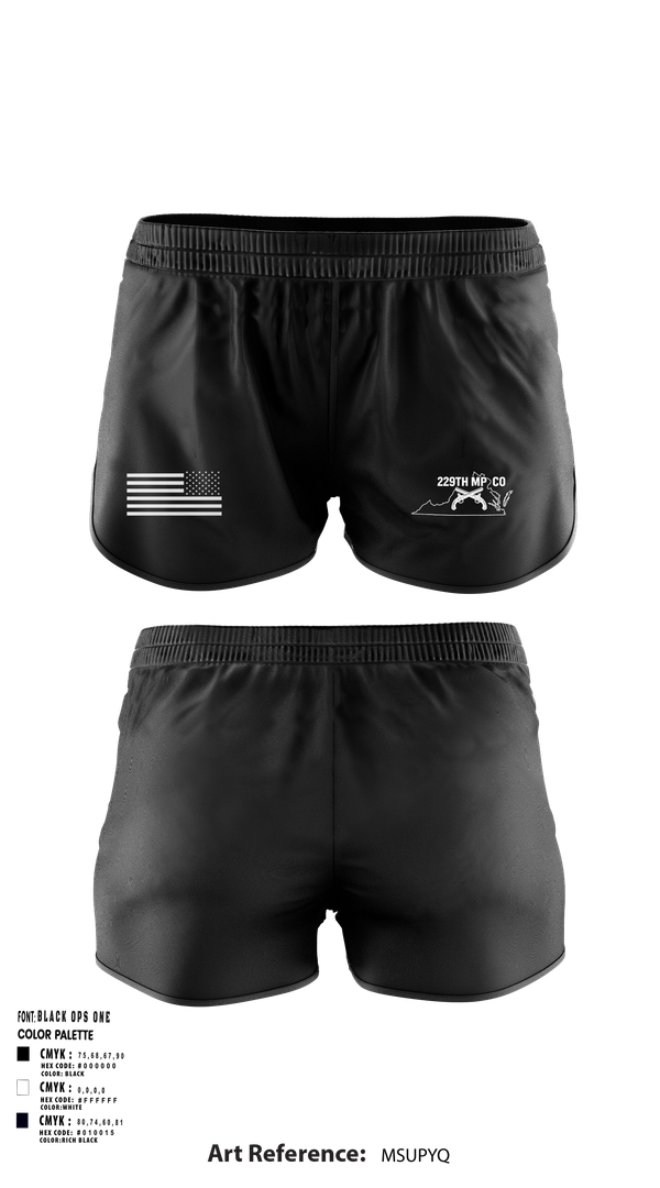 Ranger Panties, 229th mp co, Army, Teamtime, Team time, sublimation, custom sports apparel, team uniforms, spirit wear, spiritwear, sports uniforms, custom shirts, team store, custom team store, fundraiser sports, apparel fundraiser