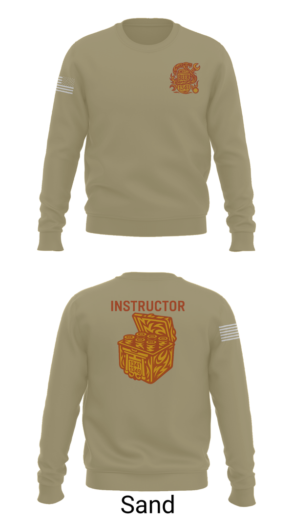 Crew Neck Sweatshirt, MARCOR DET FLW, , Teamtime, Team time, sublimation, custom sports apparel, team uniforms, spirit wear, spiritwear, sports uniforms, custom shirts, team store, custom team store, fundraiser sports, apparel fundraiser