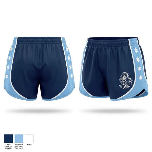 Womens Shorts, Chicago Police Lady Knights, Softball, Teamtime, Team time, sublimation, custom sports apparel, team uniforms, spirit wear, spiritwear, sports uniforms, custom shirts, team store, custom team store, fundraiser sports, apparel fundraiser
