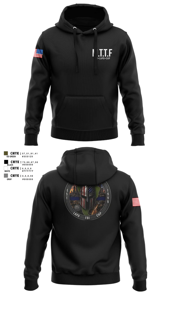 Hoodie, Major Theft Task Force, Police, Teamtime, Team time, sublimation, custom sports apparel, team uniforms, spirit wear, spiritwear, sports uniforms, custom shirts, team store, custom team store, fundraiser sports, apparel fundraiser