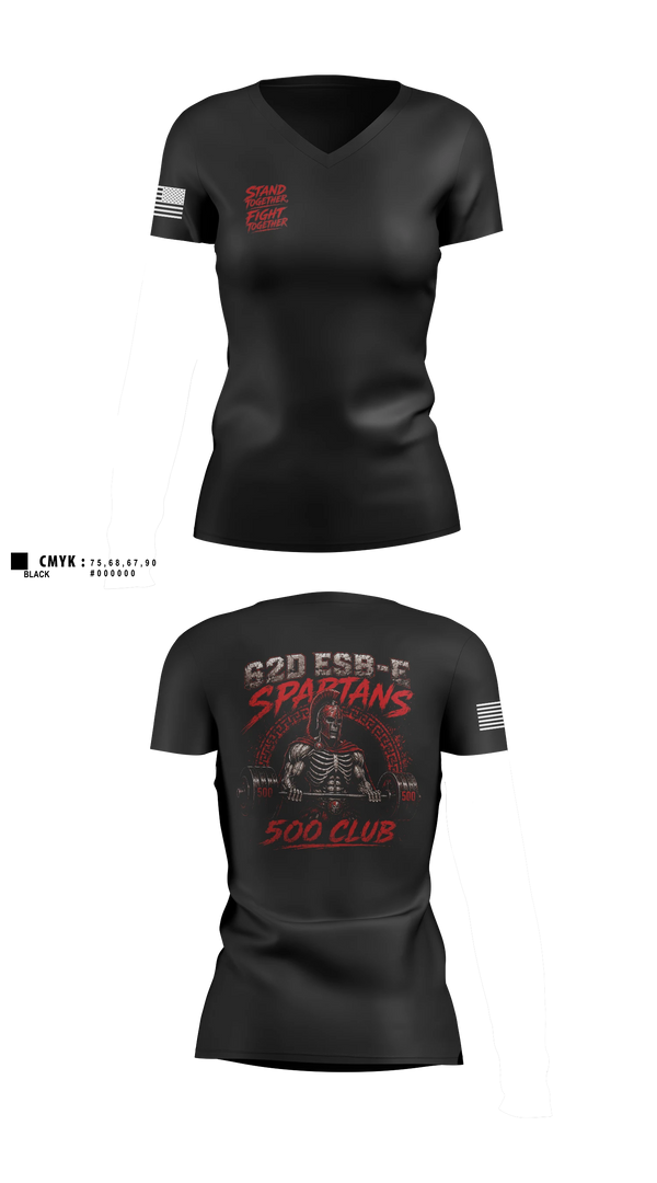 Womens Short Sleeve Vneck Shirt, 62D Bravo, Army, Teamtime, Team time, sublimation, custom sports apparel, team uniforms, spirit wear, spiritwear, sports uniforms, custom shirts, team store, custom team store, fundraiser sports, apparel fundraiser