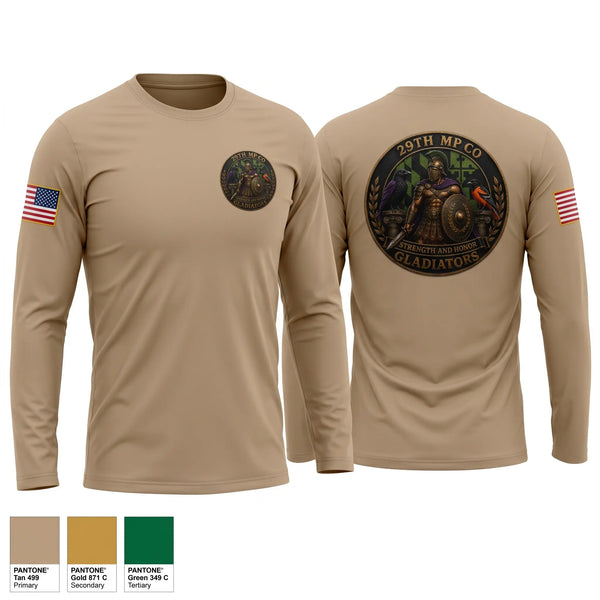 Long Sleeve Performance Shirt, 29th Military Police Company, Army, Teamtime, Team time, sublimation, custom sports apparel, team uniforms, spirit wear, spiritwear, sports uniforms, custom shirts, team store, custom team store, fundraiser sports, apparel fundraiser