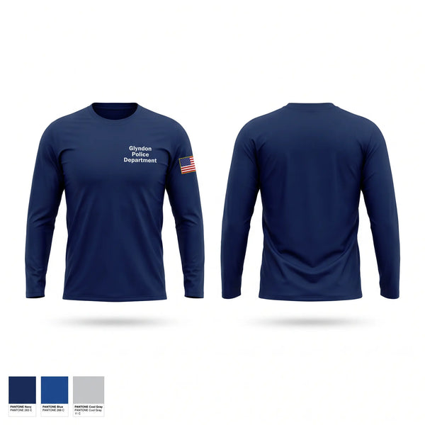 Long Sleeve Performance Shirt, Glyndon Police Department, Police, Teamtime, Team time, sublimation, custom sports apparel, team uniforms, spirit wear, spiritwear, sports uniforms, custom shirts, team store, custom team store, fundraiser sports, apparel fundraiser