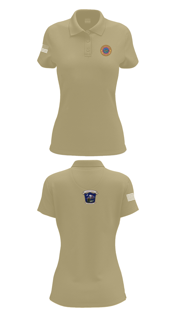 Womens Short Sleeve Performance Polo, 4th Medical Logistics, Marines, Teamtime, Team time, sublimation, custom sports apparel, team uniforms, spirit wear, spiritwear, sports uniforms, custom shirts, team store, custom team store, fundraiser sports, apparel fundraiser