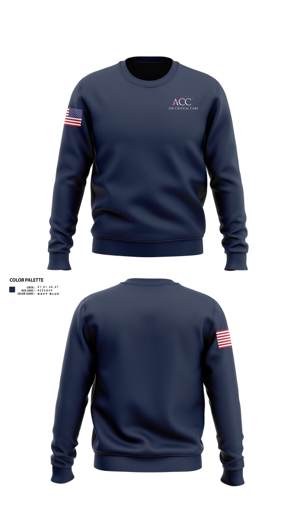 Crew Neck Sweatshirt, ACC Medlink, EMS/EMT, Teamtime, Team time, sublimation, custom sports apparel, team uniforms, spirit wear, spiritwear, sports uniforms, custom shirts, team store, custom team store, fundraiser sports, apparel fundraiser