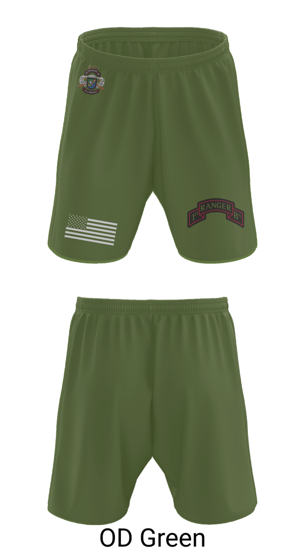 Athletic Shorts With Pockets, 1/75 Ranger Battalion, Army, Teamtime, Team time, sublimation, custom sports apparel, team uniforms, spirit wear, spiritwear, sports uniforms, custom shirts, team store, custom team store, fundraiser sports, apparel fundraiser