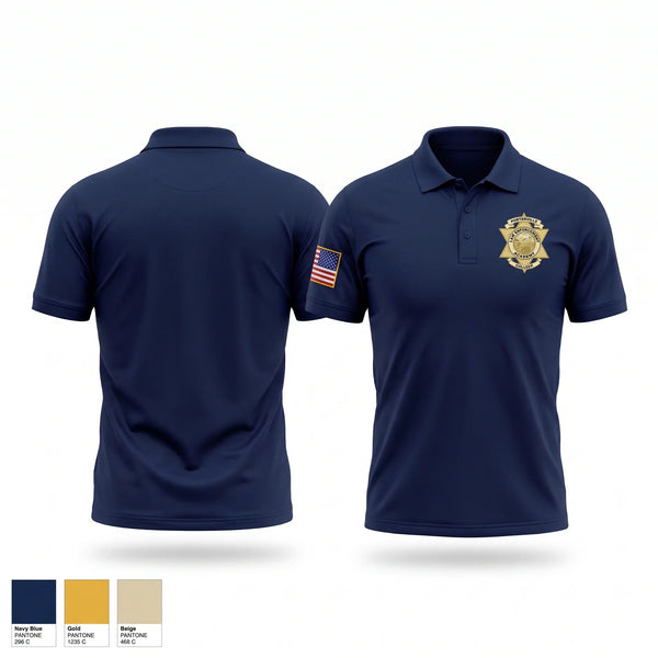 Short Sleeve Performance Polo, Porterville College Police Academy, Police, Teamtime, Team time, sublimation, custom sports apparel, team uniforms, spirit wear, spiritwear, sports uniforms, custom shirts, team store, custom team store, fundraiser sports, apparel fundraiser