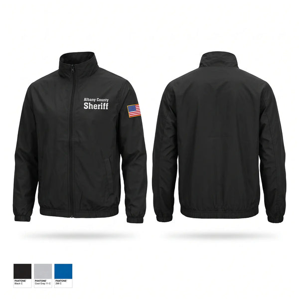 Windbreaker, Albany County Sheriff, Police, Teamtime, Team time, sublimation, custom sports apparel, team uniforms, spirit wear, spiritwear, sports uniforms, custom shirts, team store, custom team store, fundraiser sports, apparel fundraiser