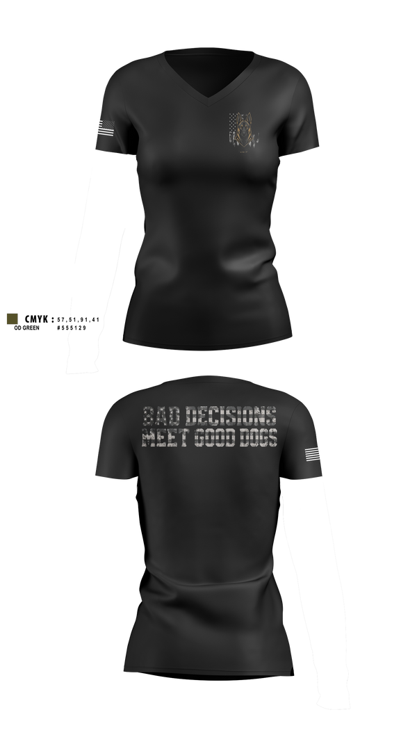 Womens Short Sleeve Vneck Shirt, Manheim Township K9 Foundation, Police, Teamtime, Team time, sublimation, custom sports apparel, team uniforms, spirit wear, spiritwear, sports uniforms, custom shirts, team store, custom team store, fundraiser sports, apparel fundraiser
