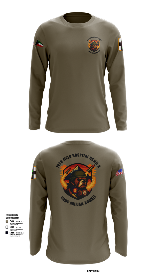 Long Sleeve Performance Shirt, 10th Field Hospital (FWD), , Teamtime, Team time, sublimation, custom sports apparel, team uniforms, spirit wear, spiritwear, sports uniforms, custom shirts, team store, custom team store, fundraiser sports, apparel fundraiser