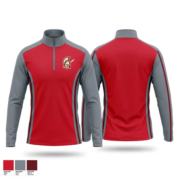 Quarter Zip Jacket, Warriors, , Teamtime, Team time, sublimation, custom sports apparel, team uniforms, spirit wear, spiritwear, sports uniforms, custom shirts, team store, custom team store, fundraiser sports, apparel fundraiser