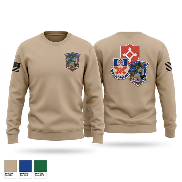 Crew Neck Sweatshirt, 2-111th AOB, Army, Teamtime, Team time, sublimation, custom sports apparel, team uniforms, spirit wear, spiritwear, sports uniforms, custom shirts, team store, custom team store, fundraiser sports, apparel fundraiser