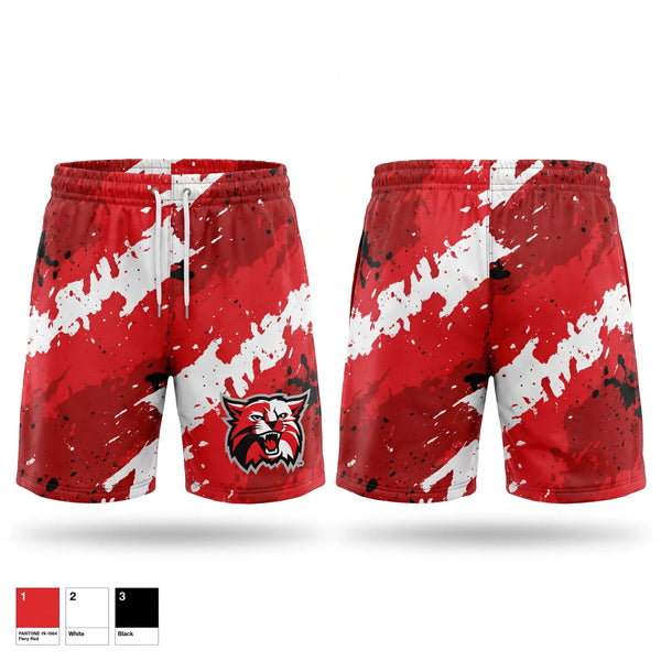 Athletic Shorts With Pockets, Kenton Wildcats, Women's Soccer, Teamtime, Team time, sublimation, custom sports apparel, team uniforms, spirit wear, spiritwear, sports uniforms, custom shirts, team store, custom team store, fundraiser sports, apparel fundraiser