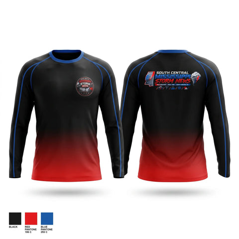 Long Sleeve Performance Shirt, South central Mississippi storm chasers, , Teamtime, Team time, sublimation, custom sports apparel, team uniforms, spirit wear, spiritwear, sports uniforms, custom shirts, team store, custom team store, fundraiser sports, apparel fundraiser