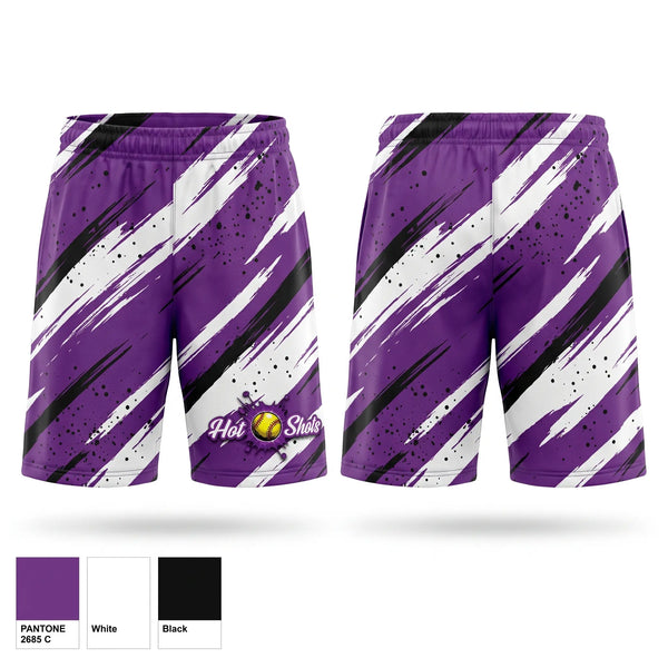 Athletic Shorts With Pockets, Hot Shot, Softball, Teamtime, Team time, sublimation, custom sports apparel, team uniforms, spirit wear, spiritwear, sports uniforms, custom shirts, team store, custom team store, fundraiser sports, apparel fundraiser
