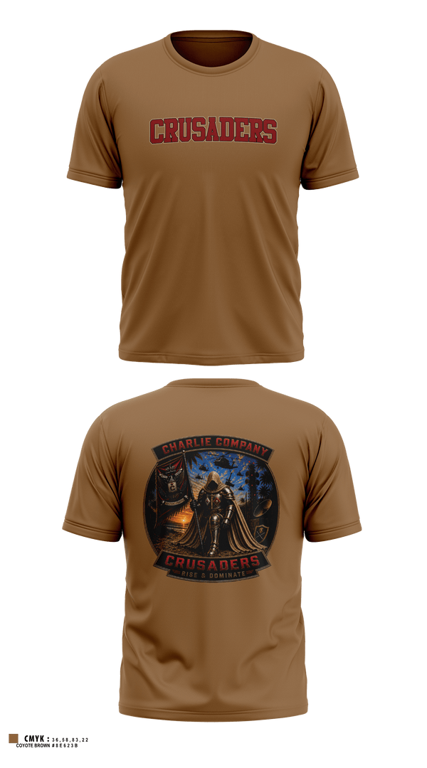 Short Sleeve Performance Shirt, CRUSADERS, Army, Teamtime, Team time, sublimation, custom sports apparel, team uniforms, spirit wear, spiritwear, sports uniforms, custom shirts, team store, custom team store, fundraiser sports, apparel fundraiser