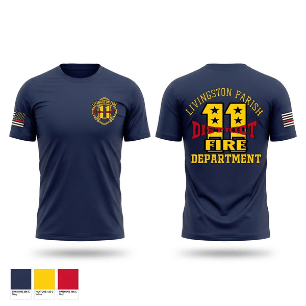 Short Sleeve Performance Shirt, Livingston parish fire district 11, Fire Department, Teamtime, Team time, sublimation, custom sports apparel, team uniforms, spirit wear, spiritwear, sports uniforms, custom shirts, team store, custom team store, fundraiser sports, apparel fundraiser