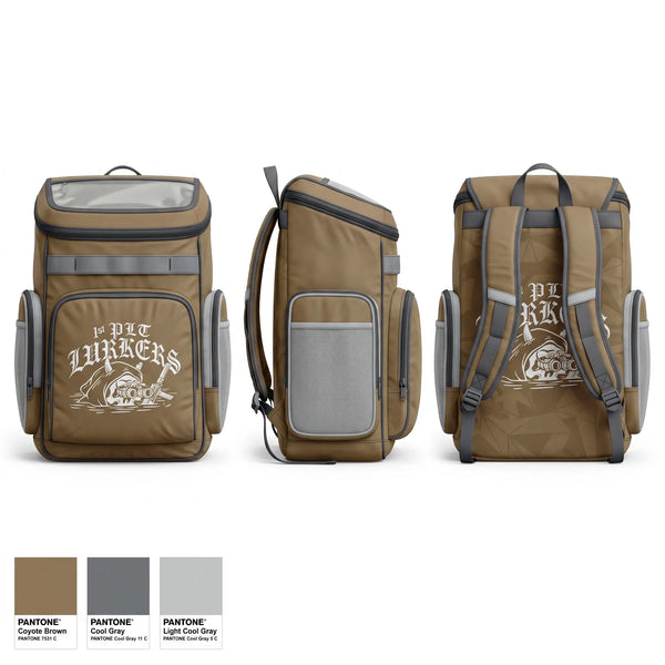 Gear Bag, 1st Lurkers, Army, Teamtime, Team time, sublimation, custom sports apparel, team uniforms, spirit wear, spiritwear, sports uniforms, custom shirts, team store, custom team store, fundraiser sports, apparel fundraiser