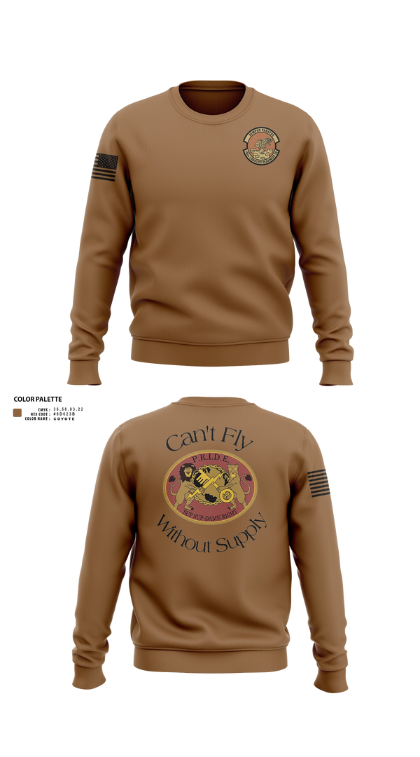 Crew Neck Sweatshirt, 166 Supply, Air Force, Teamtime, Team time, sublimation, custom sports apparel, team uniforms, spirit wear, spiritwear, sports uniforms, custom shirts, team store, custom team store, fundraiser sports, apparel fundraiser