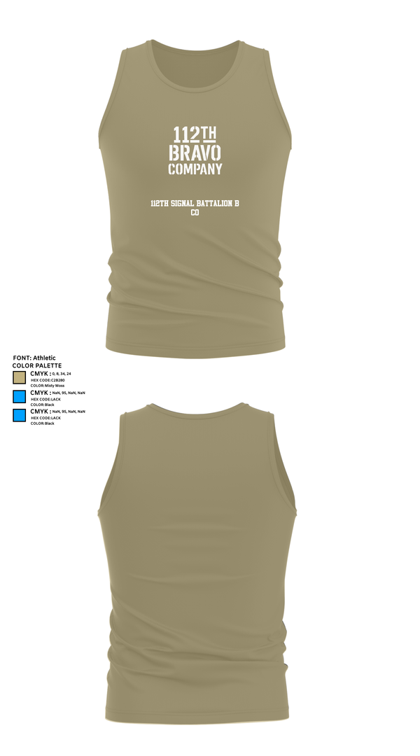Tank Top, 112th Signal Battalion B CO, , Teamtime, Team time, sublimation, custom sports apparel, team uniforms, spirit wear, spiritwear, sports uniforms, custom shirts, team store, custom team store, fundraiser sports, apparel fundraiser