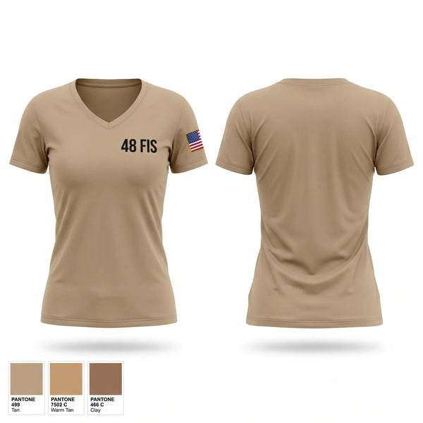 Womens Short Sleeve Vneck Shirt, 48 FIS, Air Force, Teamtime, Team time, sublimation, custom sports apparel, team uniforms, spirit wear, spiritwear, sports uniforms, custom shirts, team store, custom team store, fundraiser sports, apparel fundraiser