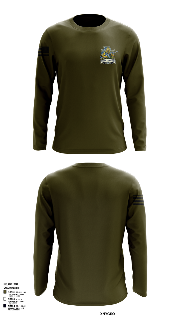 Long Sleeve Performance Shirt, Central Illinois Army Recruiting Company, , Teamtime, Team time, sublimation, custom sports apparel, team uniforms, spirit wear, spiritwear, sports uniforms, custom shirts, team store, custom team store, fundraiser sports, apparel fundraiser
