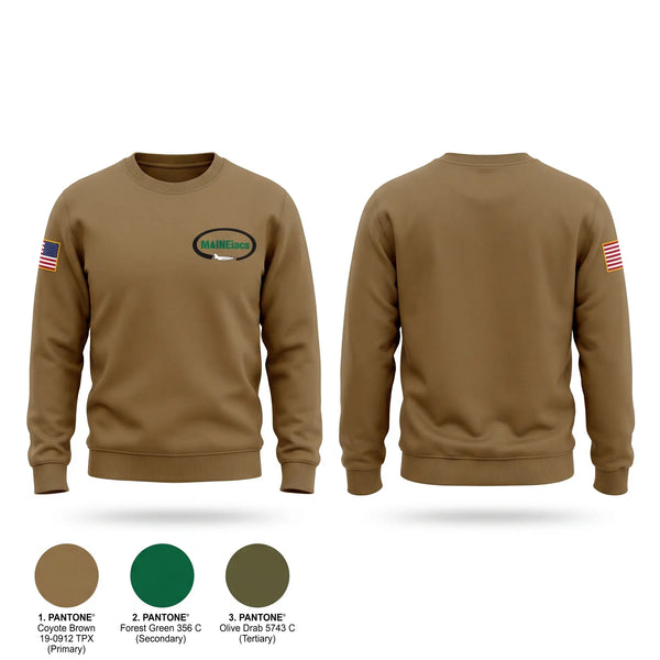 Crew Neck Sweatshirt, 101st Air Refueling Wing, National Guard, Teamtime, Team time, sublimation, custom sports apparel, team uniforms, spirit wear, spiritwear, sports uniforms, custom shirts, team store, custom team store, fundraiser sports, apparel fundraiser