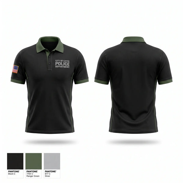 Short Sleeve Performance Polo, City of Cayce Police Department, Police, Teamtime, Team time, sublimation, custom sports apparel, team uniforms, spirit wear, spiritwear, sports uniforms, custom shirts, team store, custom team store, fundraiser sports, apparel fundraiser