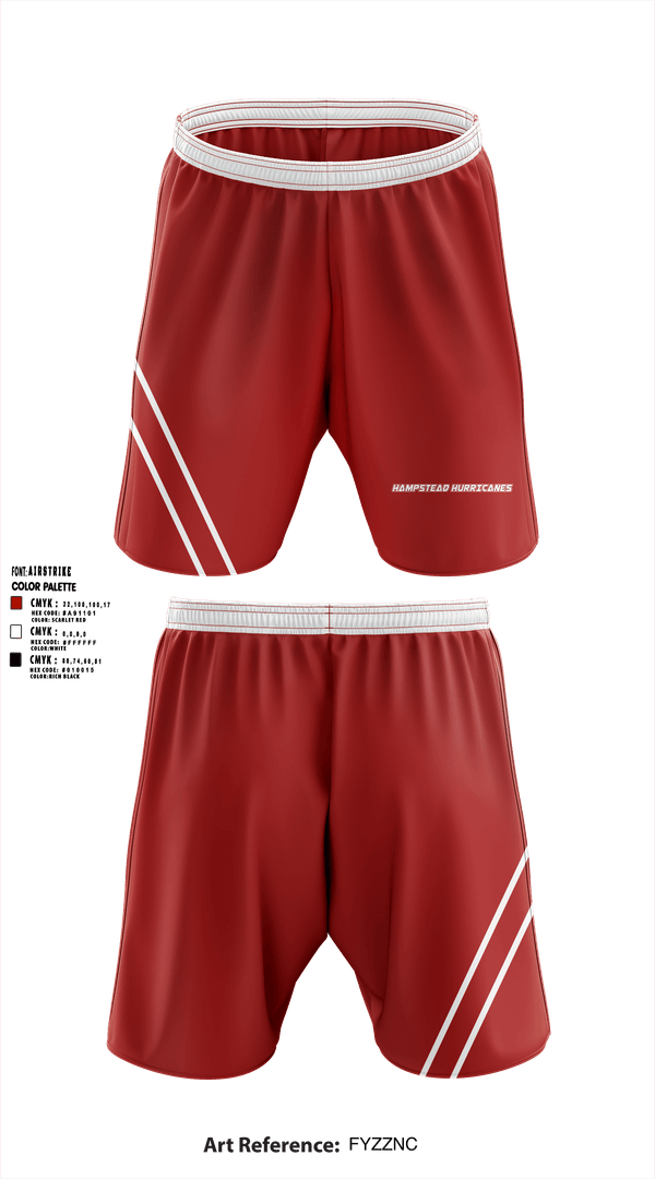Athletic Shorts With Pockets, Hampstead Hurricanes Baseball, Baseball, Teamtime, Team time, sublimation, custom sports apparel, team uniforms, spirit wear, spiritwear, sports uniforms, custom shirts, team store, custom team store, fundraiser sports, apparel fundraiser