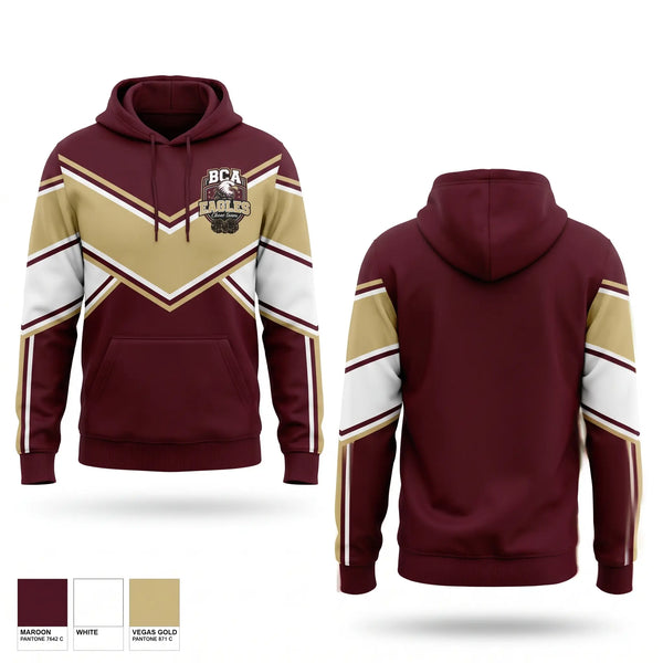 Hoodie, Eagles, Cheer, Teamtime, Team time, sublimation, custom sports apparel, team uniforms, spirit wear, spiritwear, sports uniforms, custom shirts, team store, custom team store, fundraiser sports, apparel fundraiser