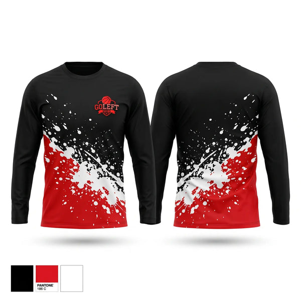 Long Sleeve Performance Shirt, Go Left Sports, Men's Basketball, Teamtime, Team time, sublimation, custom sports apparel, team uniforms, spirit wear, spiritwear, sports uniforms, custom shirts, team store, custom team store, fundraiser sports, apparel fundraiser
