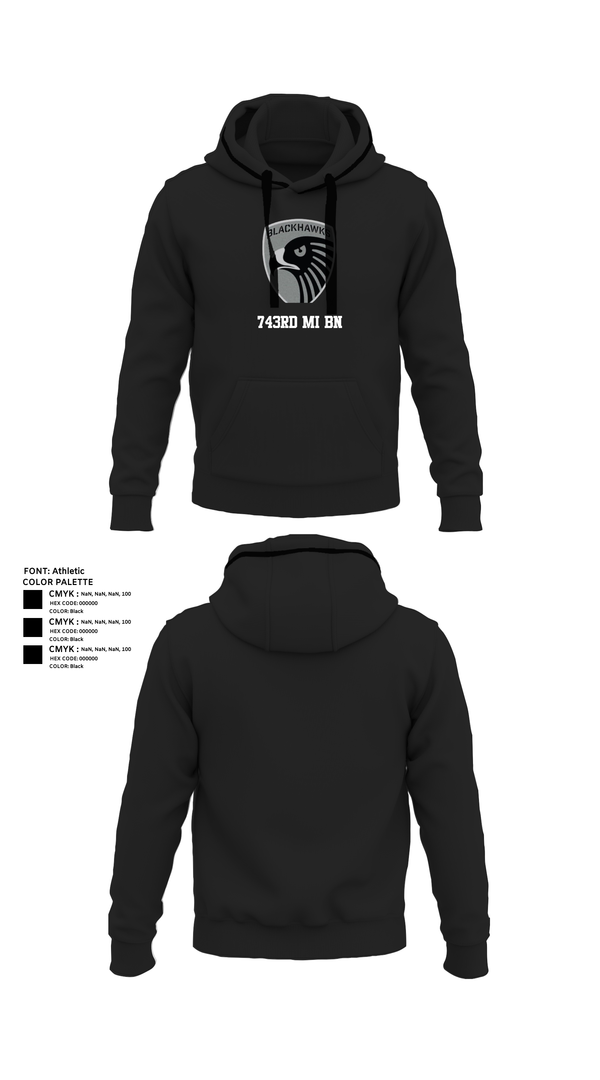 Hoodie, 743rd MI BN, , Teamtime, Team time, sublimation, custom sports apparel, team uniforms, spirit wear, spiritwear, sports uniforms, custom shirts, team store, custom team store, fundraiser sports, apparel fundraiser