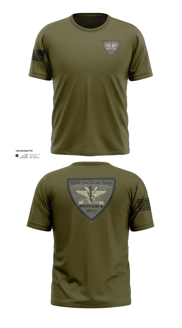 Short Sleeve Performance Shirt, Hancock County Joint Tactical Team, Police, Teamtime, Team time, sublimation, custom sports apparel, team uniforms, spirit wear, spiritwear, sports uniforms, custom shirts, team store, custom team store, fundraiser sports, apparel fundraiser