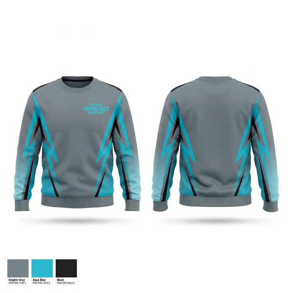 Crew Neck Sweatshirt, Michigan Hurricanes (Island Boyz, , Teamtime, Team time, sublimation, custom sports apparel, team uniforms, spirit wear, spiritwear, sports uniforms, custom shirts, team store, custom team store, fundraiser sports, apparel fundraiser