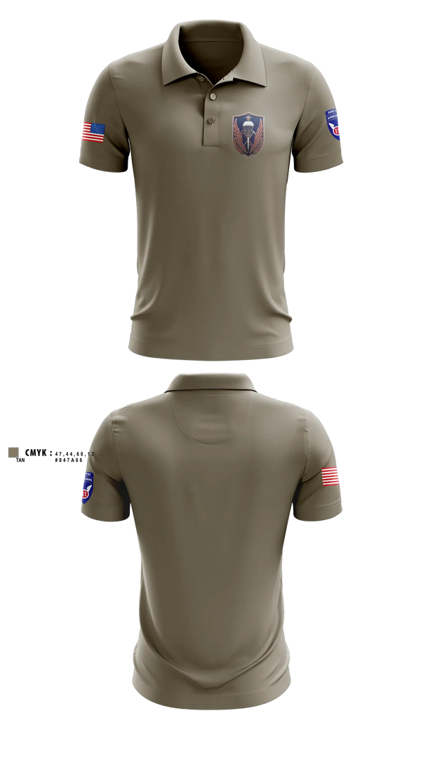 Short Sleeve Performance Polo, 11th ADSB, Army, Teamtime, Team time, sublimation, custom sports apparel, team uniforms, spirit wear, spiritwear, sports uniforms, custom shirts, team store, custom team store, fundraiser sports, apparel fundraiser